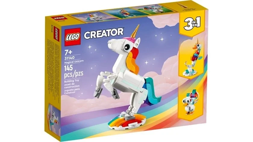 Konstruktor Lego Creator Magical Unicorn 31140, 7+ yaş, 145 hissə